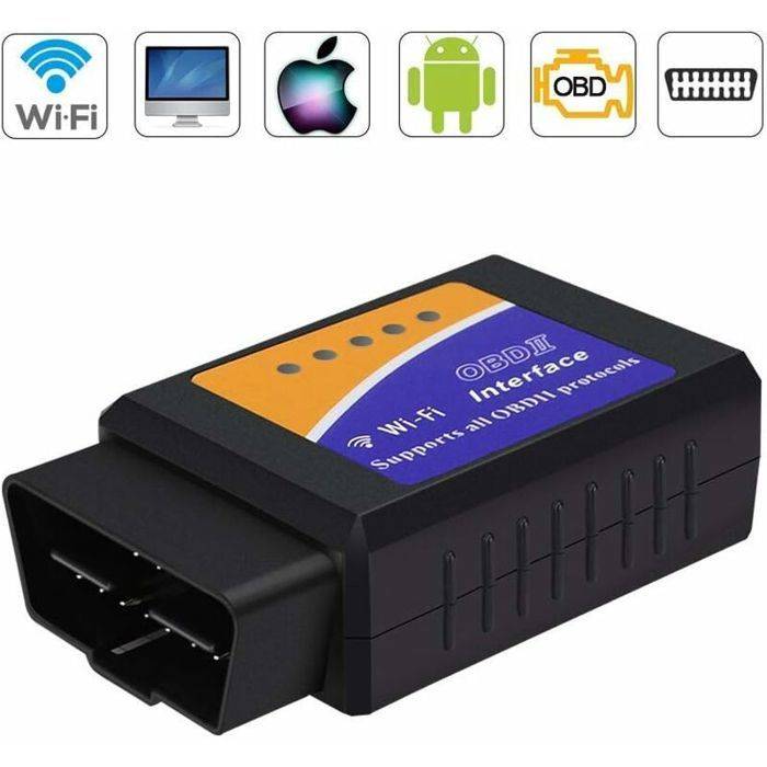 OBD2 Diagnostikverktyg - ELM327 - WiFi - Universell - OBD-II Kompatibel - Bilscanner