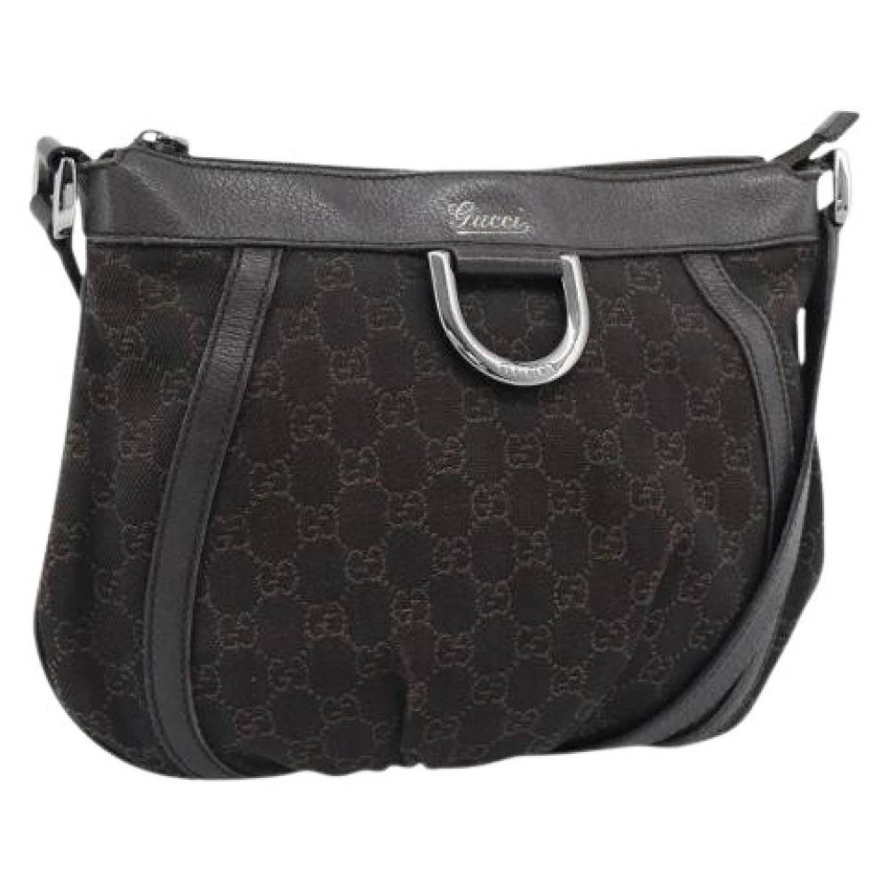 Gucci Vintage Pre-owned Canvas gucci-tasker - Vintage - Dame - Brun - ONE SIZE -