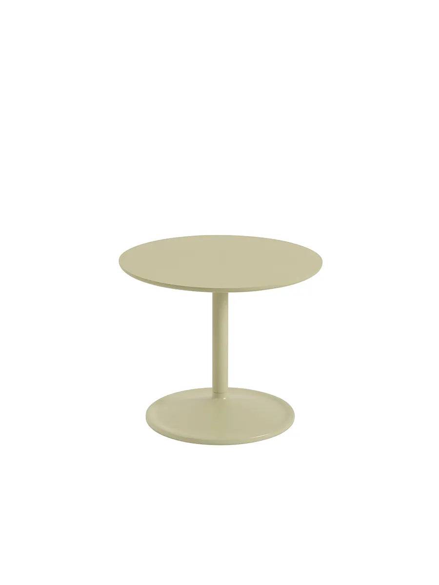Soft Side Table, Ø48/H40 fra Muuto Beige Green Laminat - Jacobsen Plus