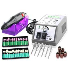 Fußpflege-Set Maniküre-Set Kombi-Gerät Elektrischees Fräser-Set Fußpflegegerät und Elektrische Nagelfeile mit Filzpolierer und keramischen Schleifkörper