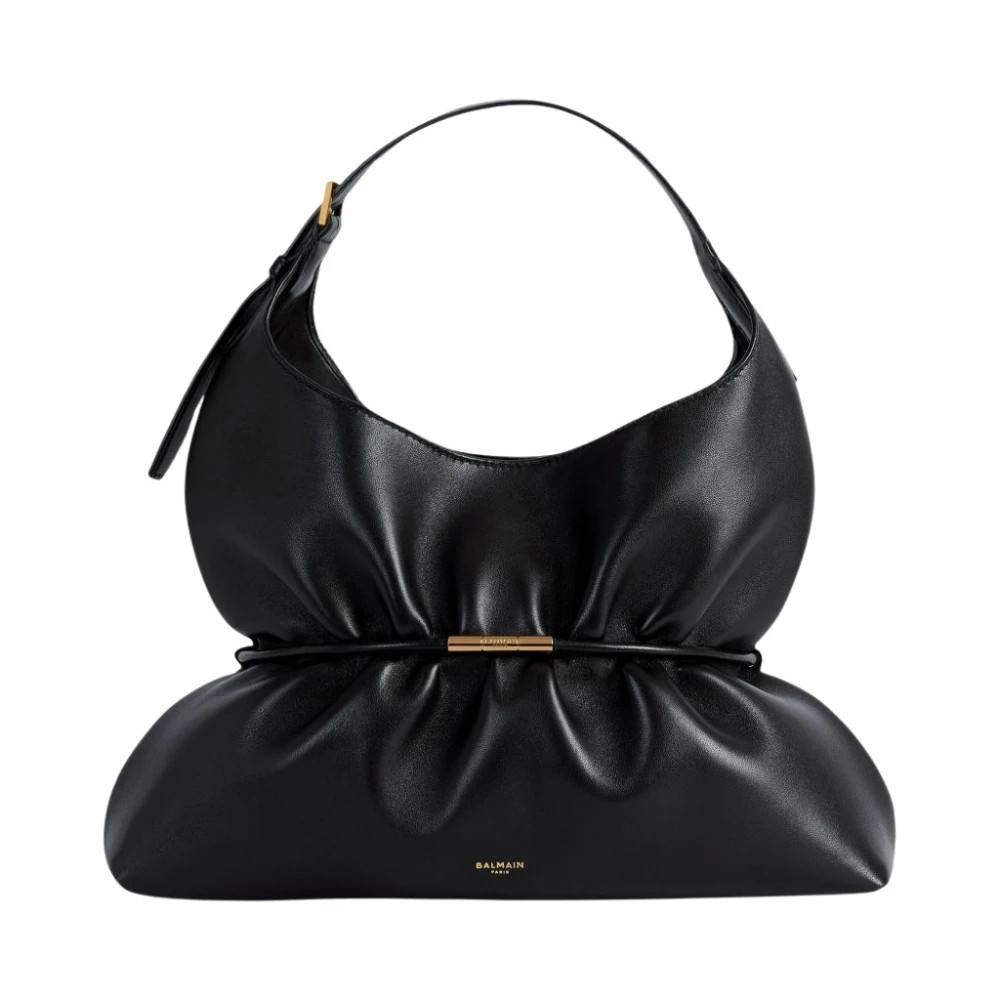 Balmain Sphynx Medium Taske - Tasker - Dame - Sort - ONE SIZE - Uld