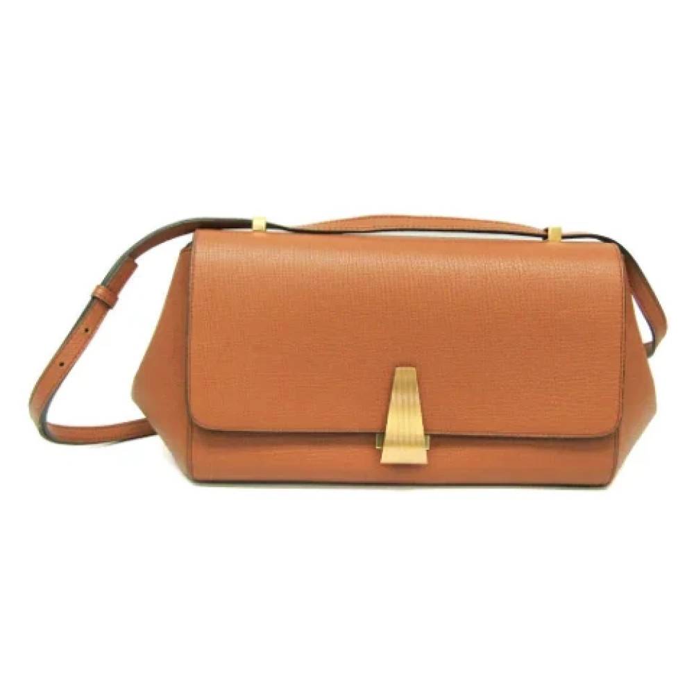Bottega Veneta Vintage Pre-owned Laeder skuldertasker - Vintage - Dame - Orange - ONE SIZE - Uld