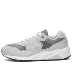 New Balance, Sko, Herre, Grå, 45 EU, 580 Rain Cloud & White Sneakers