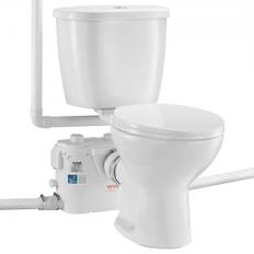 VEVOR Macerating Toilet System med 500W Pump Upflush Toilet til kælder