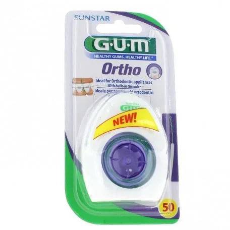 Sunstar Gum Ortho Floss 50 unità — Filo interdentale