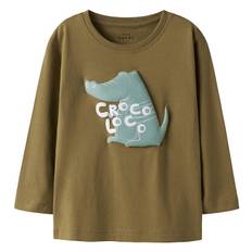 Name It Tröja - NmmVagno - Matt Guld/Croco Lok - Name It - 5 år (110) - Tröja