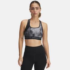 Armour® Mid Crossback Printed Women's Sports Bra Black / Titan Gray / Titan Gray XXL