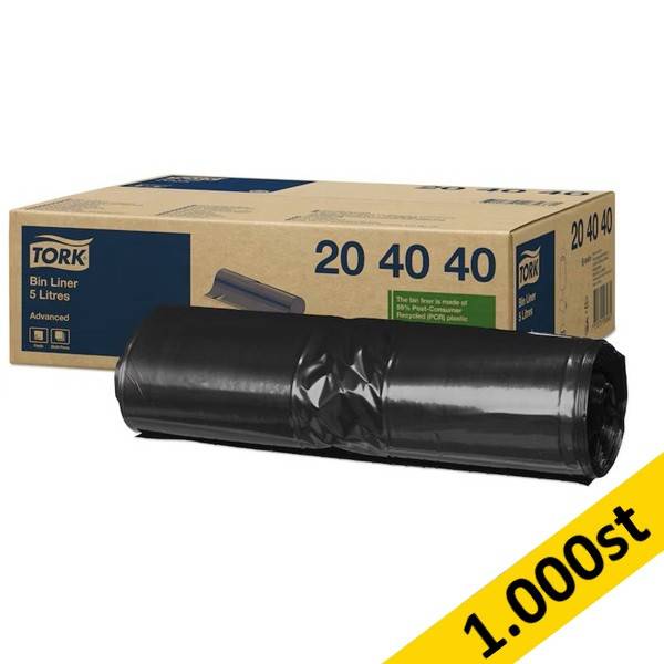 Soppåse 5L | Tork B3 | svart | 1.000st