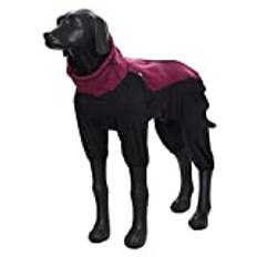 Rukka Pets Subrima teknisk stickad fleece overall - rosa blandning (30 cm halslängd)