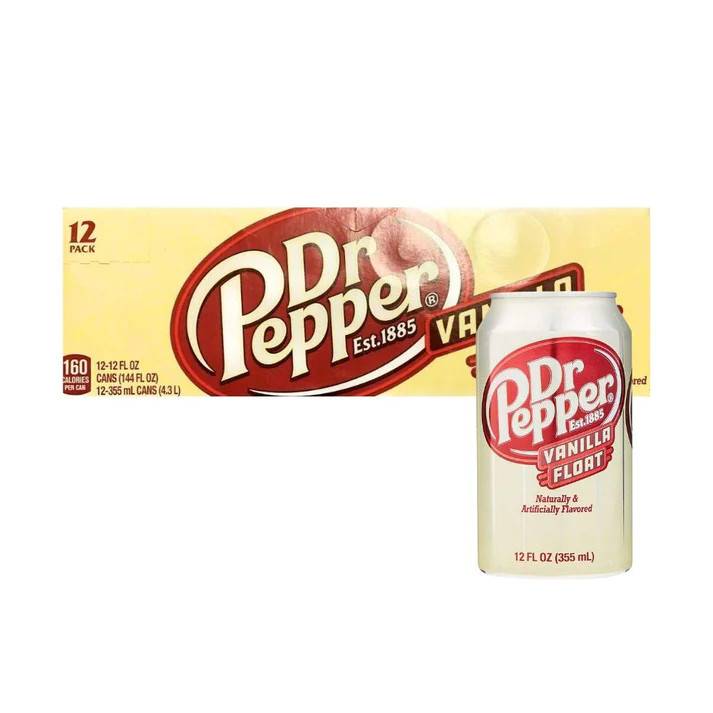 Dr Pepper Vanilla Float 12 x 355 ml