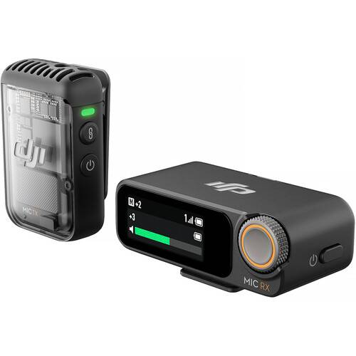 DJI Mic 2 (2.4 GHz) Digitalt Trådlöst Mikrofonsystem