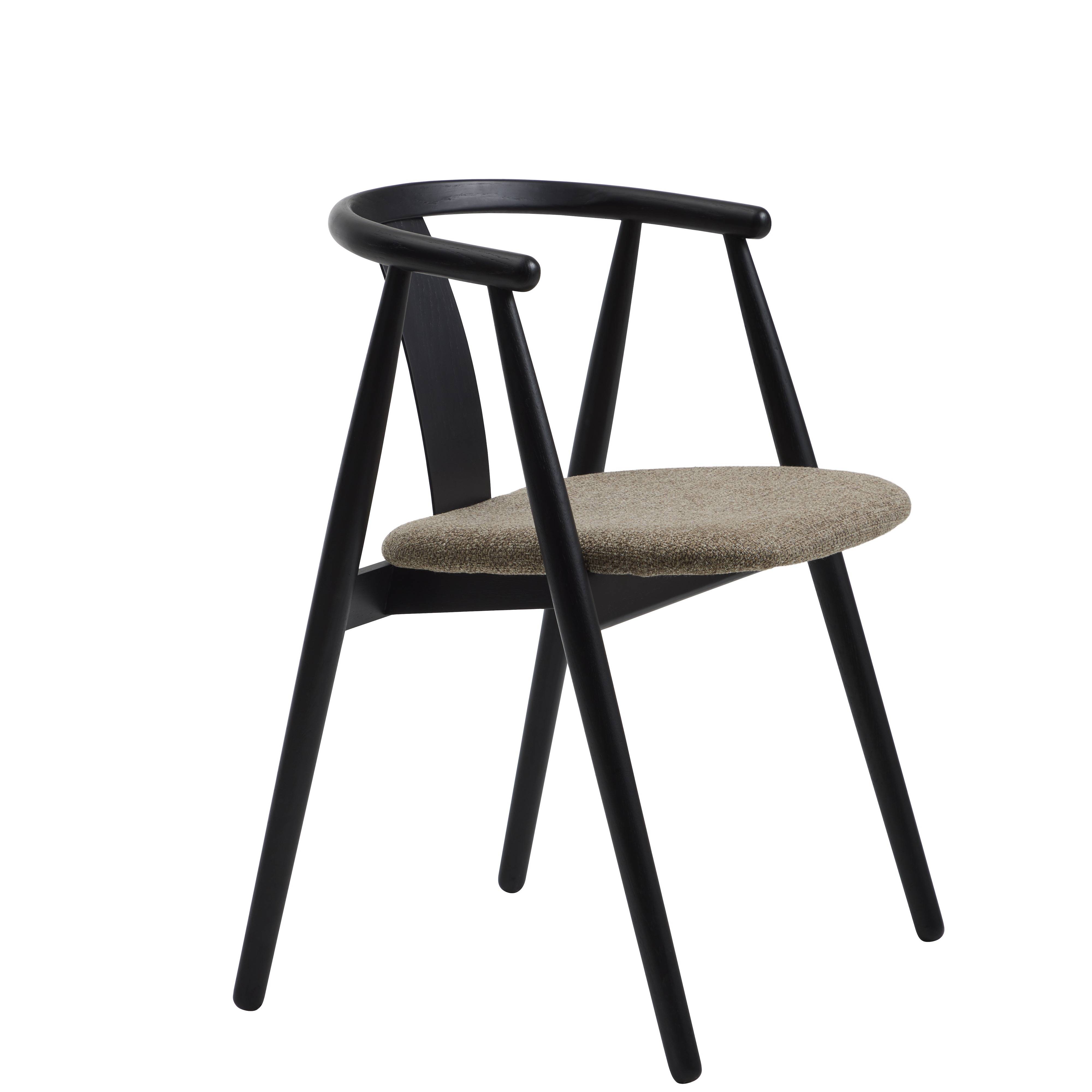 Nordic Home - Henry Karmstol Black/Latte från Sleepo - Svart