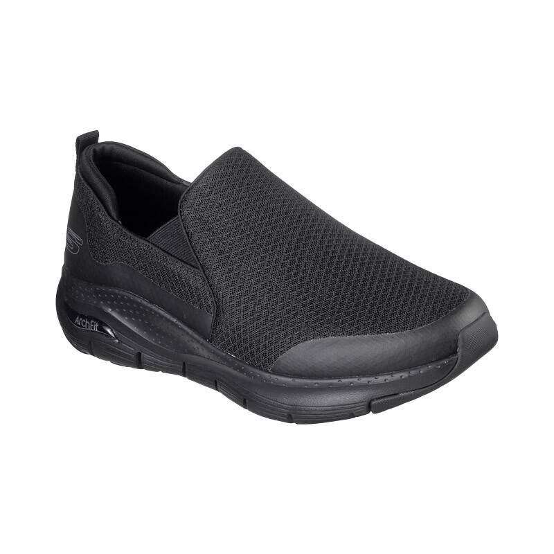 SKECHERS Mens Arch Fit - Banlin, wide fit (Sort, 47,5).
