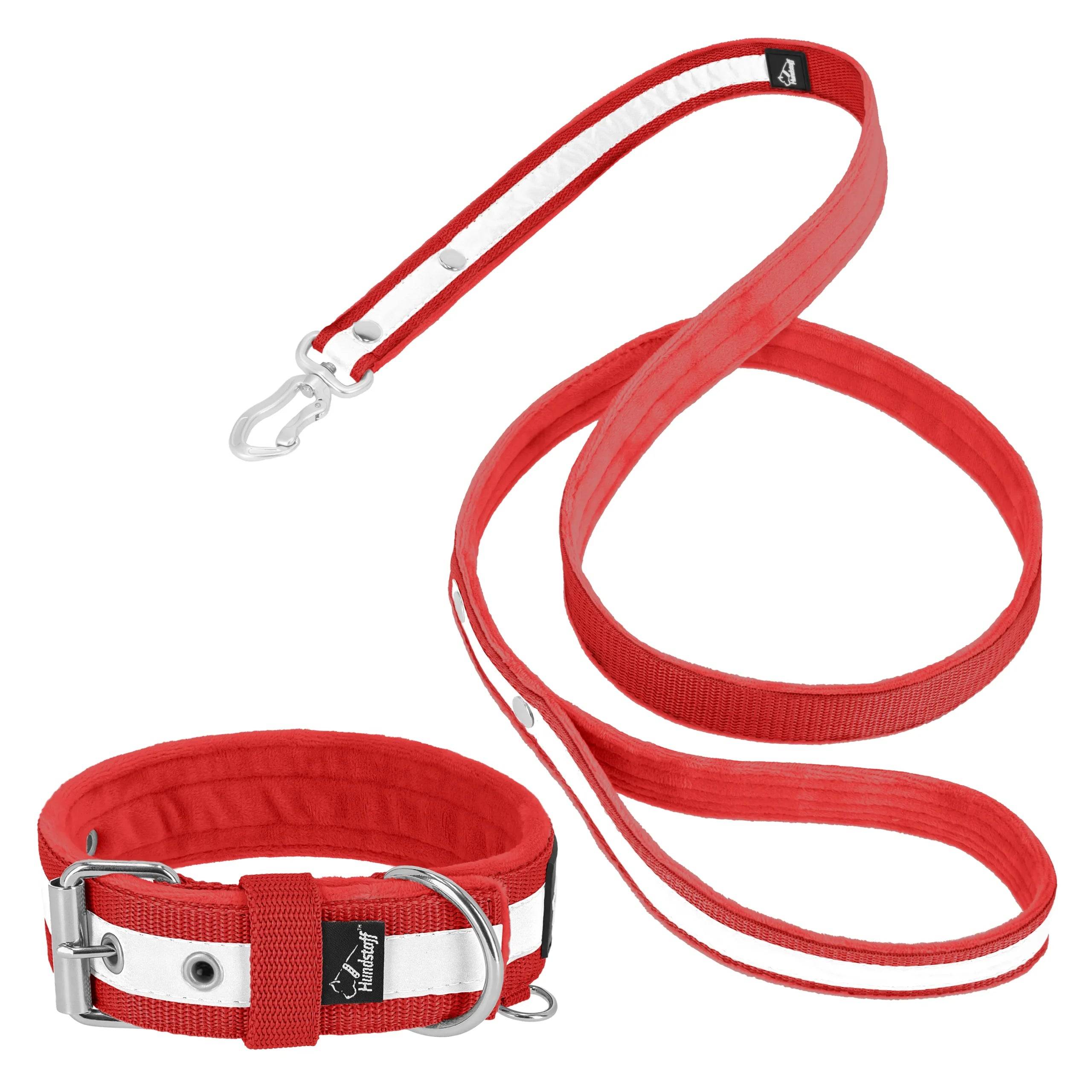 Active Safe Set Rött - Active halsband & koppel med reflex - Default Title