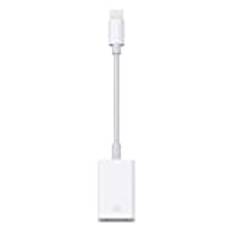 BOUTOP [Certifierad Apple MFi Lightning till USB-adapter för kamerastöd, Ethernet-adapter, MIDI-tangentbord, kortläsare kompatibel med iPhone iPad - vit