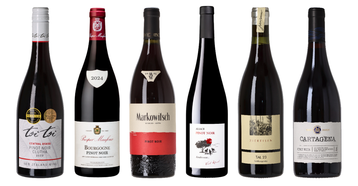 Pinot Noir verden rundt smagekasse