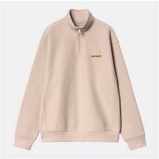 Carhartt WIP Sweatshirt Half Zip American Script Fleur de sel