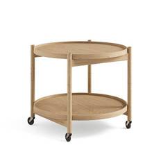 Brdr. Krüger Bølling bakkebord 60 cm. - eg olie, bakke 1: Olieret eg / bakke 2: Water