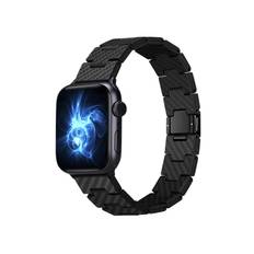 PITAKA Apple Watch Carbon Fiber Link Bracelet Band Retro 42/44mm