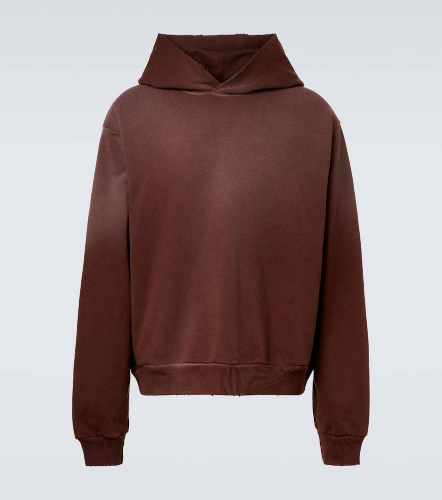 Acne Studios Logo cotton-blend jersey hoodie