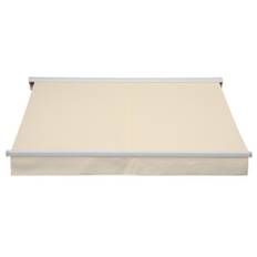 Essence Elektrisk åben markise creme/hvid 350x300cm