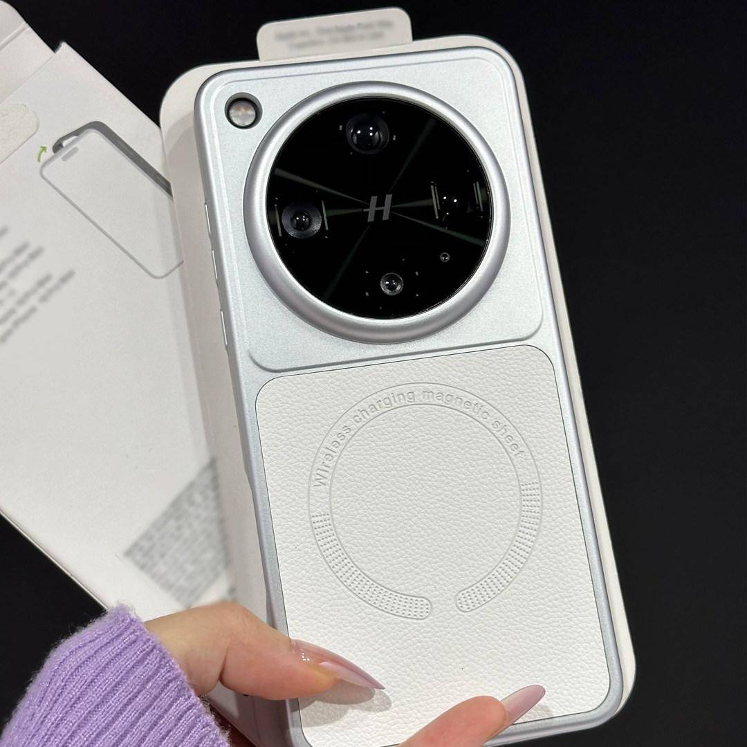 För OPPO Find X9 Ultra Fodral Hårt PU-läder För Magsafe Magnetiskt Stötsäkert Telefon Skyddsskal För Find X9 Ultra Lyxigt Skal grön