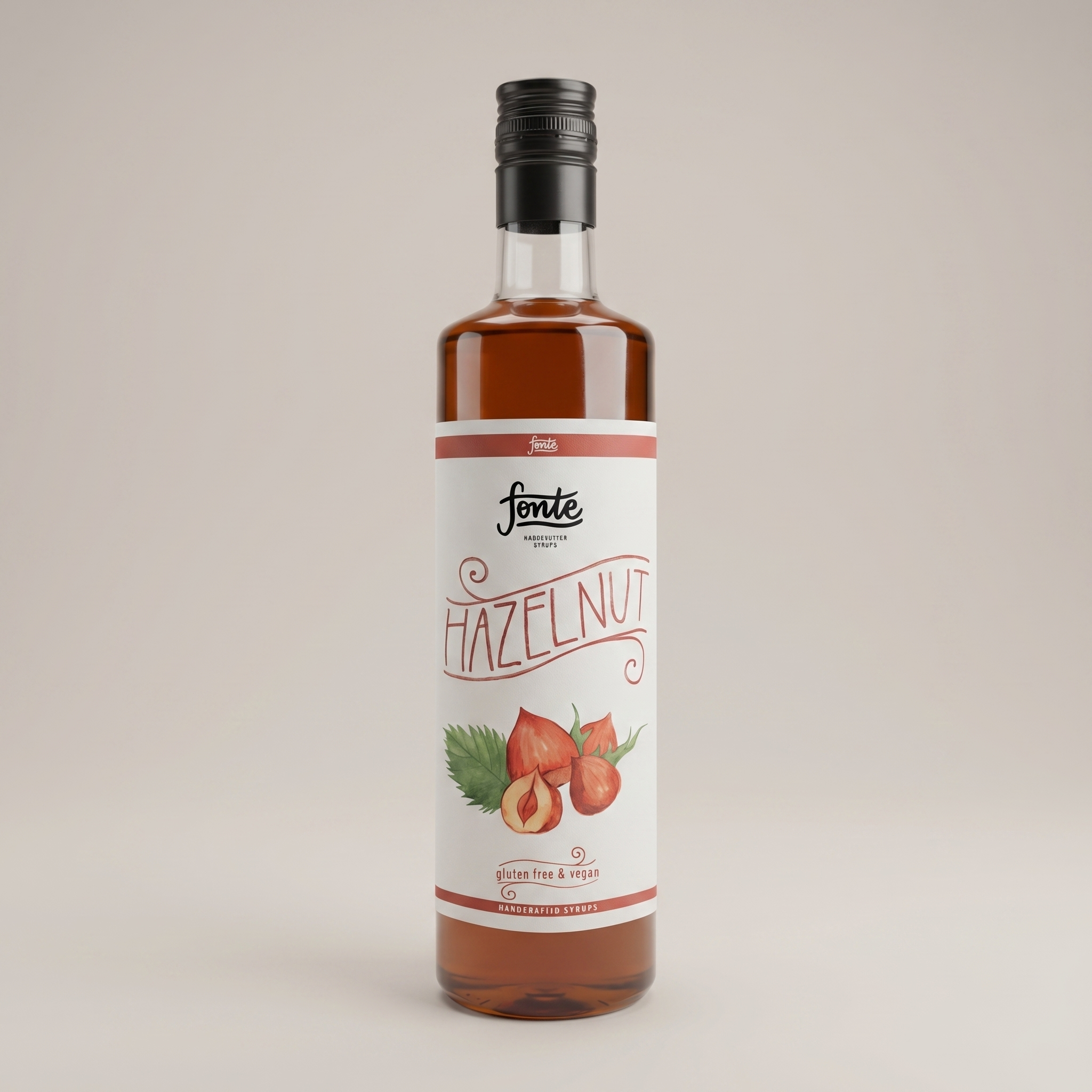 Fonte Hasselnød Sirup 750ml