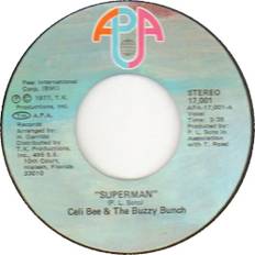 Celi Bee & The Buzzy Bunch Superman 1977 USA 7" vinyl 17,001