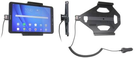 Brodit Aktiv holder med cigarkontakt, Samsung Galaxy Tab A 10.1 (2016) SM-T580/SM-T585