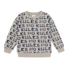 Minymo Sweatshirts - AOP - Oxford Tan - Minymo - 2 år (92) - Sweatshirt
