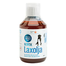 Norsk Laxolja för hund & katt Biosalma 3x300 ml