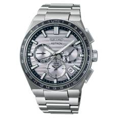 Seiko Astron 10 Year Anniversary Limited Edition "Solidity" Solar GPS Chronograph Silver Dial Titanium Bracelet Men's Watch SSH113J1