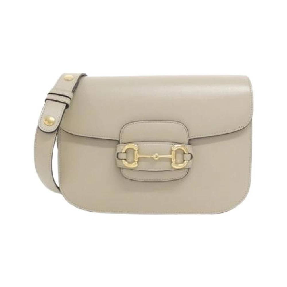 Gucci Vintage Pre-owned Vintage Skuldertaske - Vintage - Dame - Beige - ONE SIZE - Uld