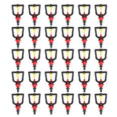 30 Sets Irrigation Sprinkler Water Saving Plastic Nozzle Connector Kit Garden Lawn Accessories