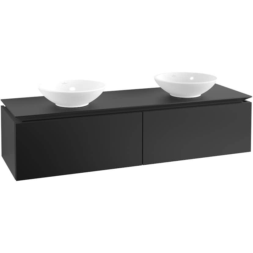 Tvättställsskåp Villeroy & Boch Legato Kompakt 1600 med 2 Lådor för Två Ytmonterade Tvättställ från Övriga V&B Serier
