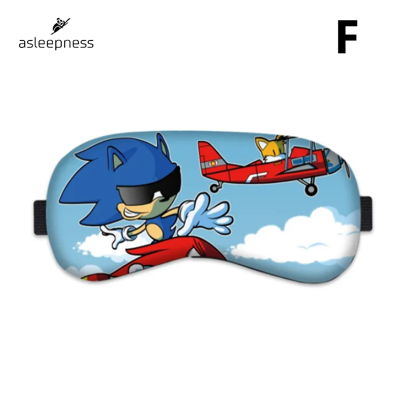 3D Sonic Sovemaske og Øjenmaske