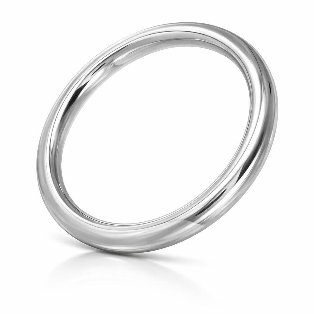 Slave4master Alpha-6 Cock Ring 45 mm, stainless steel cock ring, thickness 6 mm
