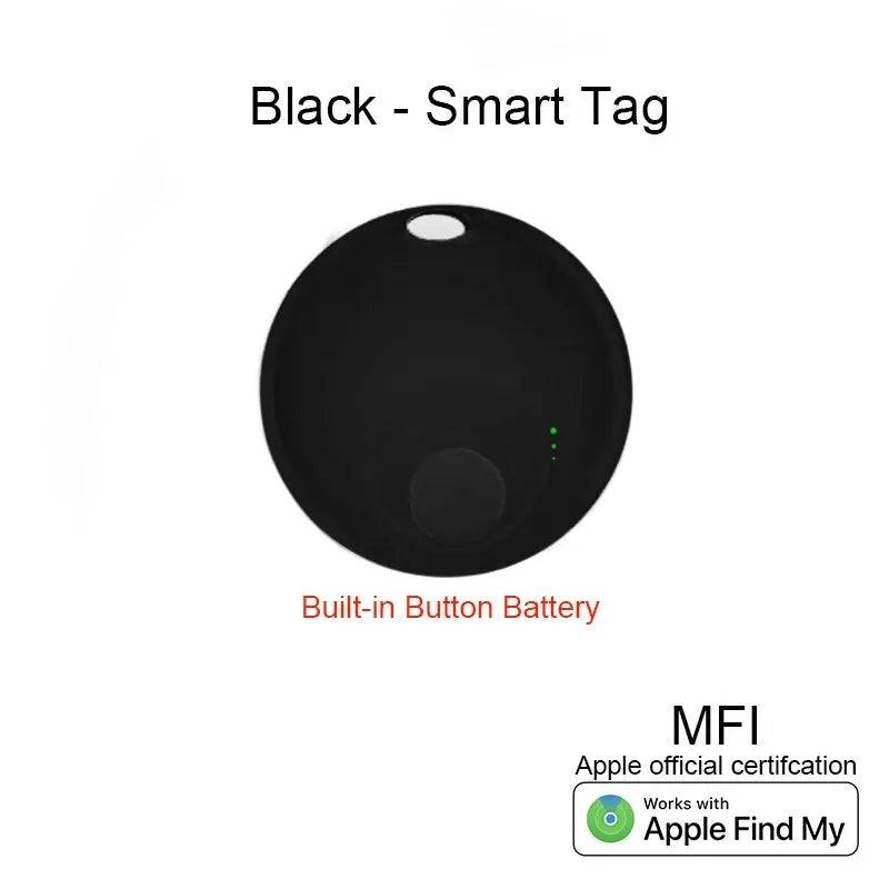Apple Find My Tracker — Bluetooth 5.2 with 2-Year Battery Life - black