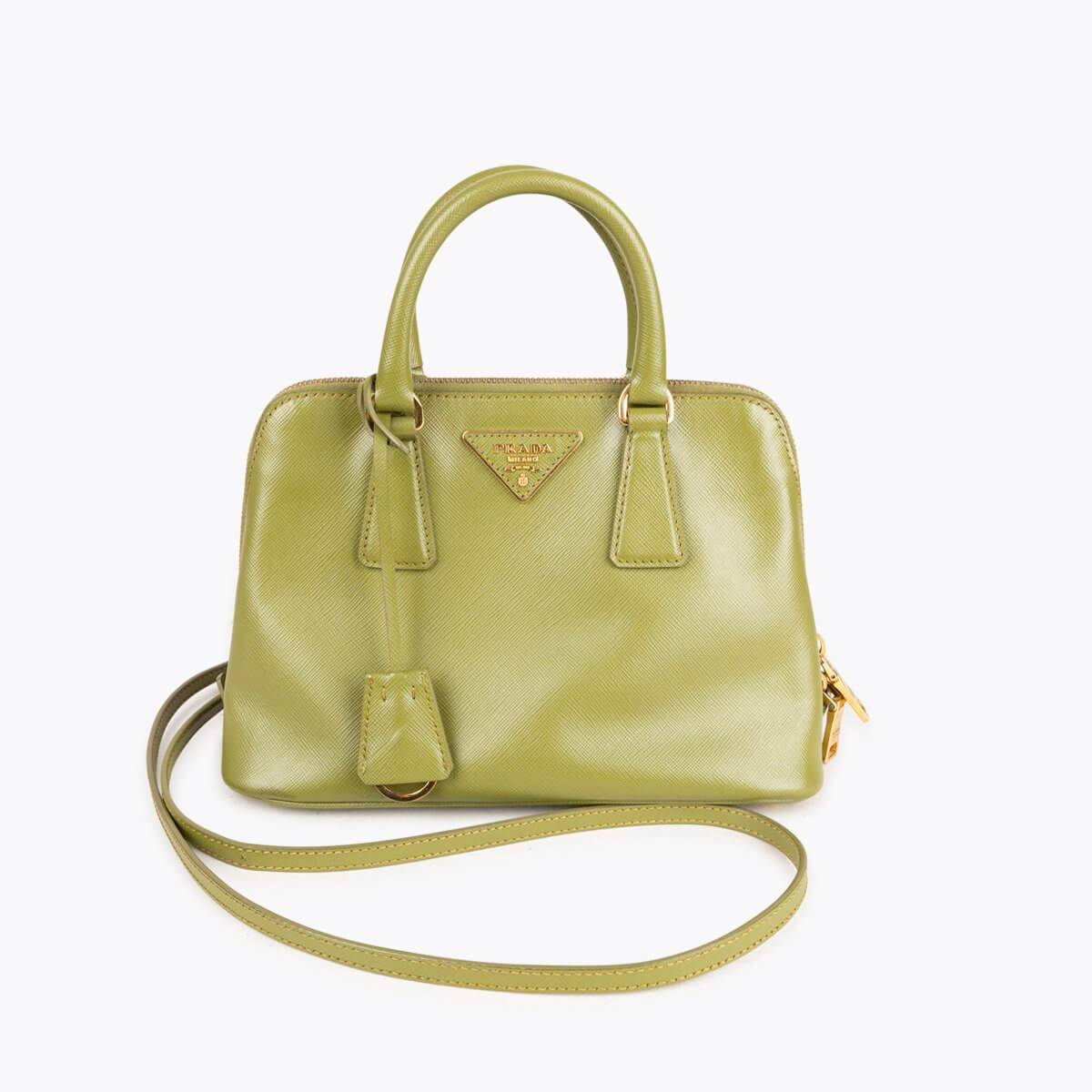 PRADA Small Promenade Bag - Green - One Size