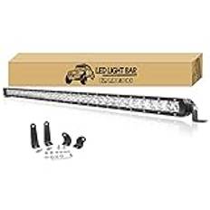 Willpower 180 W 37 tums LED-ljusramp supertunn fläck led arbete körning lampor en rad off-road LED-lampa för lastbil ATV SUV båt 4WD 4 x 4 bil golfvagn