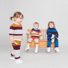 KIT: Tunø Strik Sæt Baby - Neon Orange / 2 år