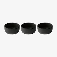RAW skål 13,5 cm 3 stk. | Titanium Black