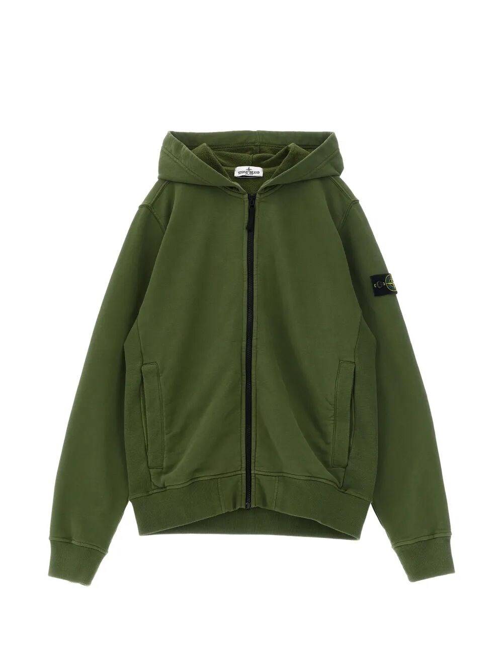 STONE ISLAND JUNIOR Sweatshirt Military Green
