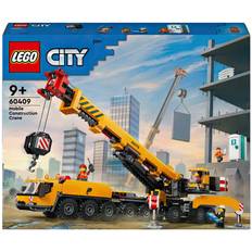 LEGO City Gul Mobil Byggkran Set med Utdragbar Arm och 4 Minifigurer