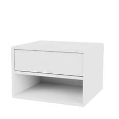 Montana - DASH - Vægophængt - Sengebord - New White - B 35,4 x H 24 x D 30 cm
