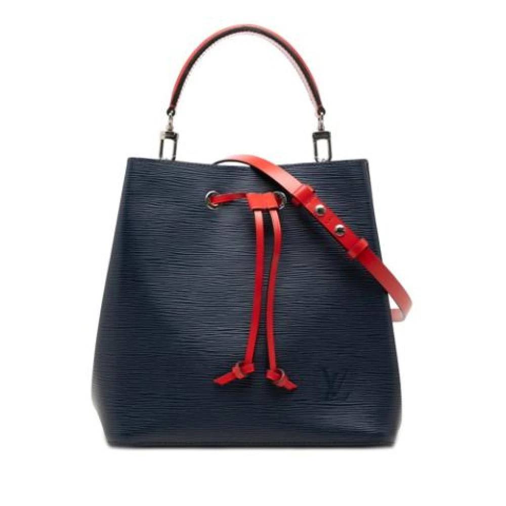 Louis Vuitton Vintage Pre-owned Epi Skuldertaske - Vintage - Dame - Blå - ONE SIZE - Uld