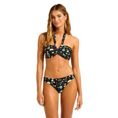 Seafolly Seafolly Modern Romance Halter Bandeau Black Bikini