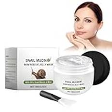 Beauty Mask, snigelkräm-ansiktsmasker, kollagen åtstramande mask, blekande ansiktsmask, Snail Wrinkle Care mask, reparera hudfläckar i ansiktet