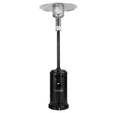 Patio Heaters Devanti Portable Gas Patio Heater Black And Silver One Size vit