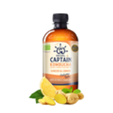 The GUTsy Captain Kombucha Ginger Lemon 1LT